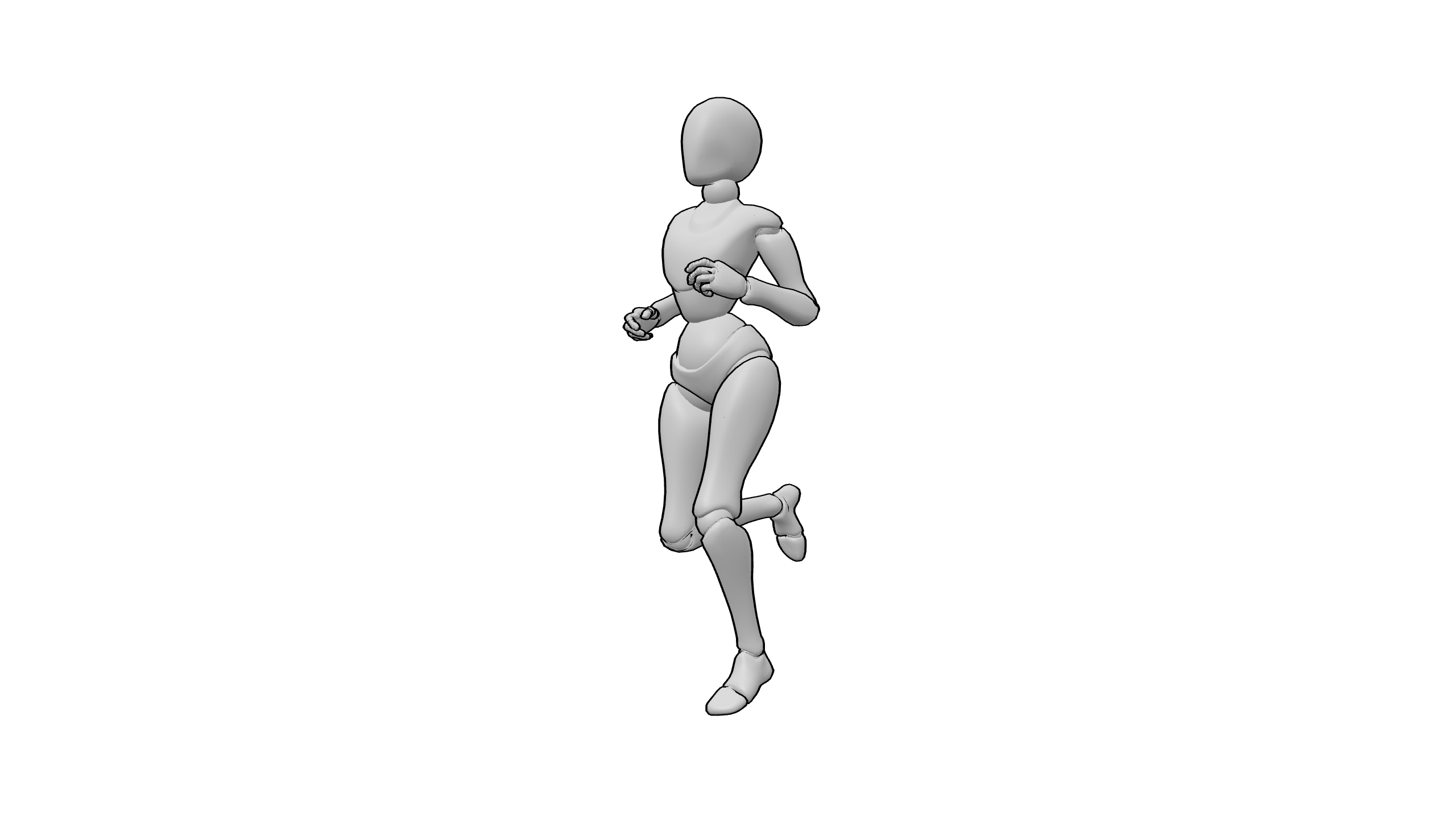 跑步姿态