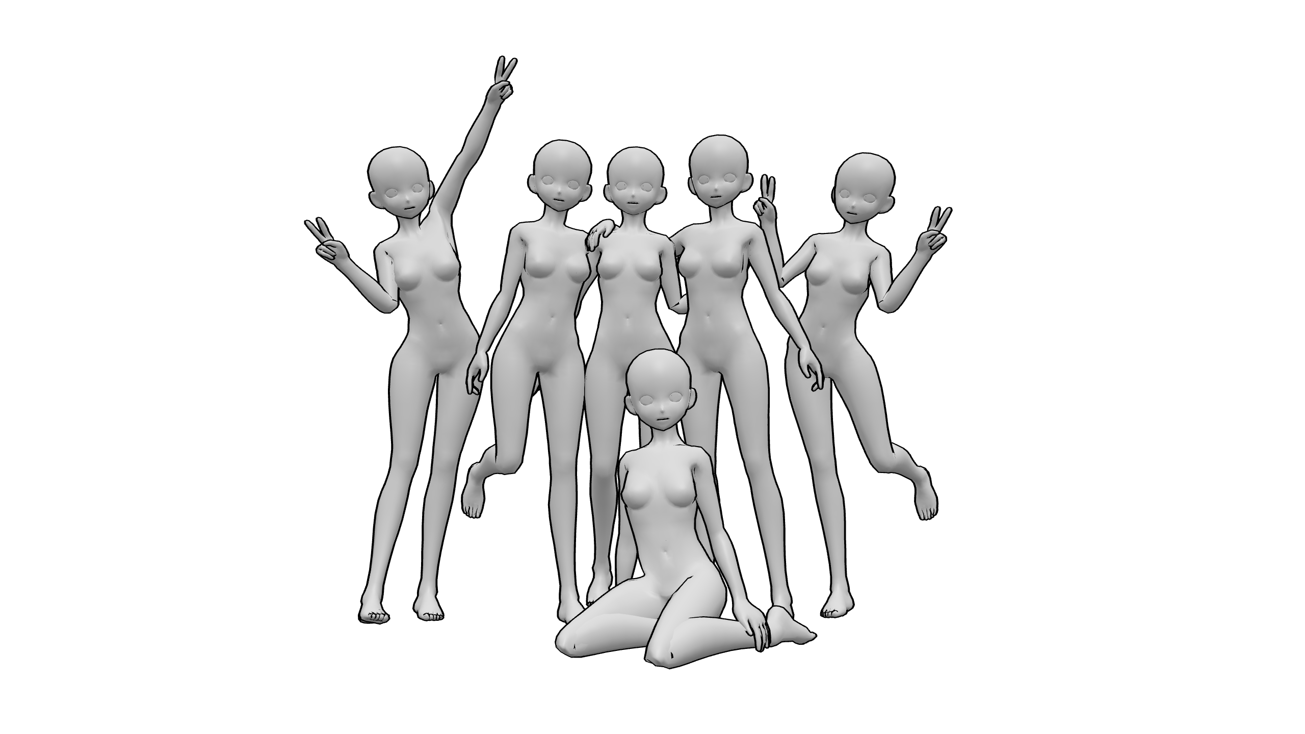 团体合影摆姿