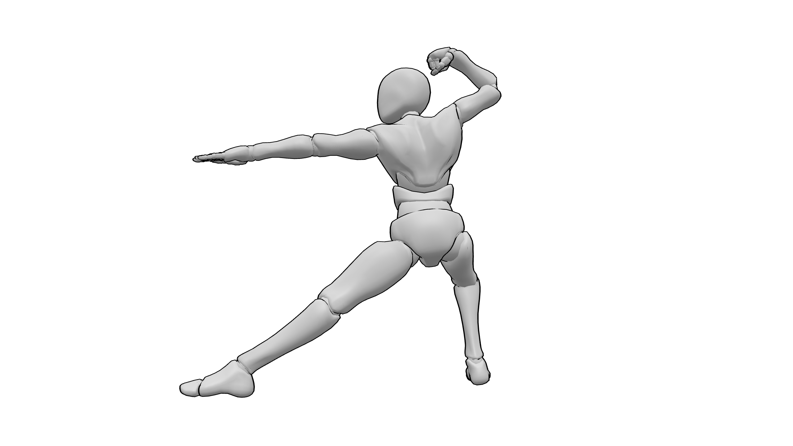后仰挥拳