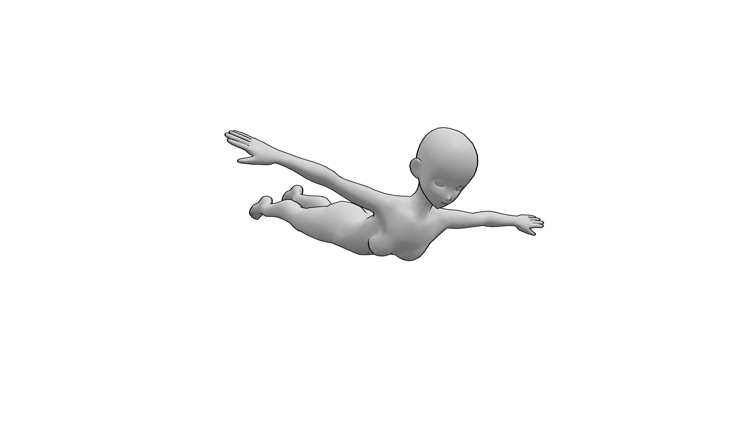 空中飞翔姿态