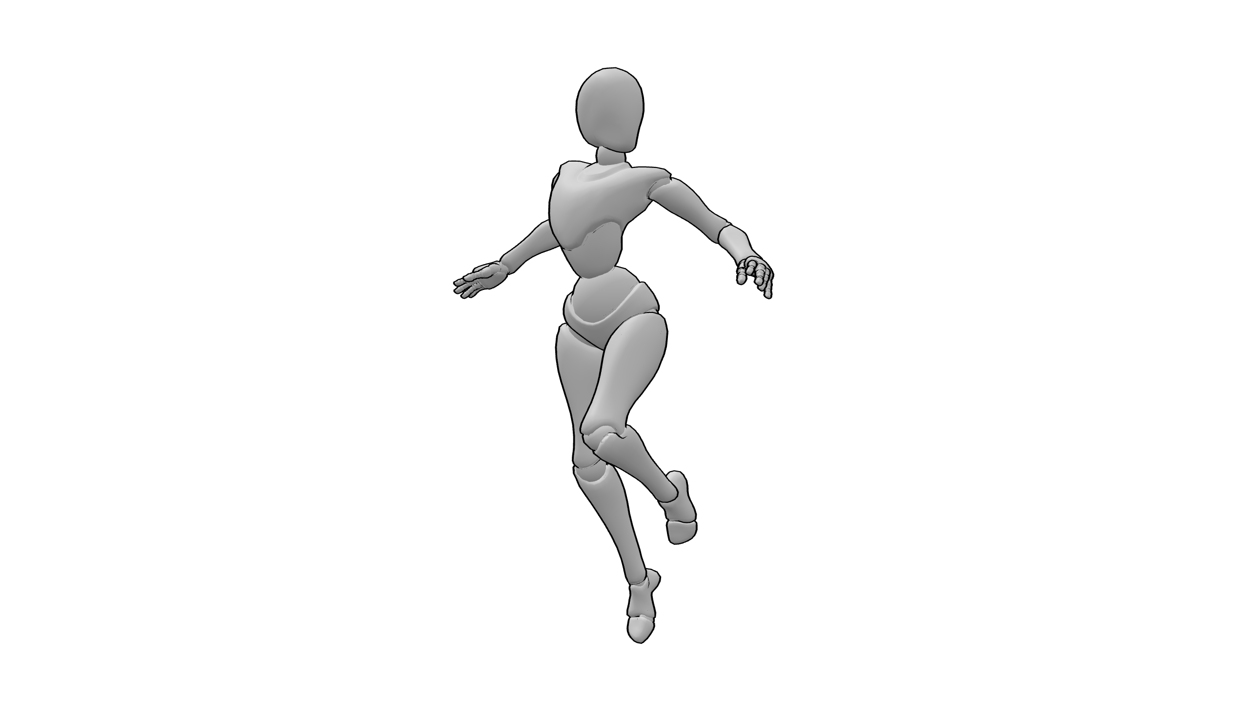 奔跑动作