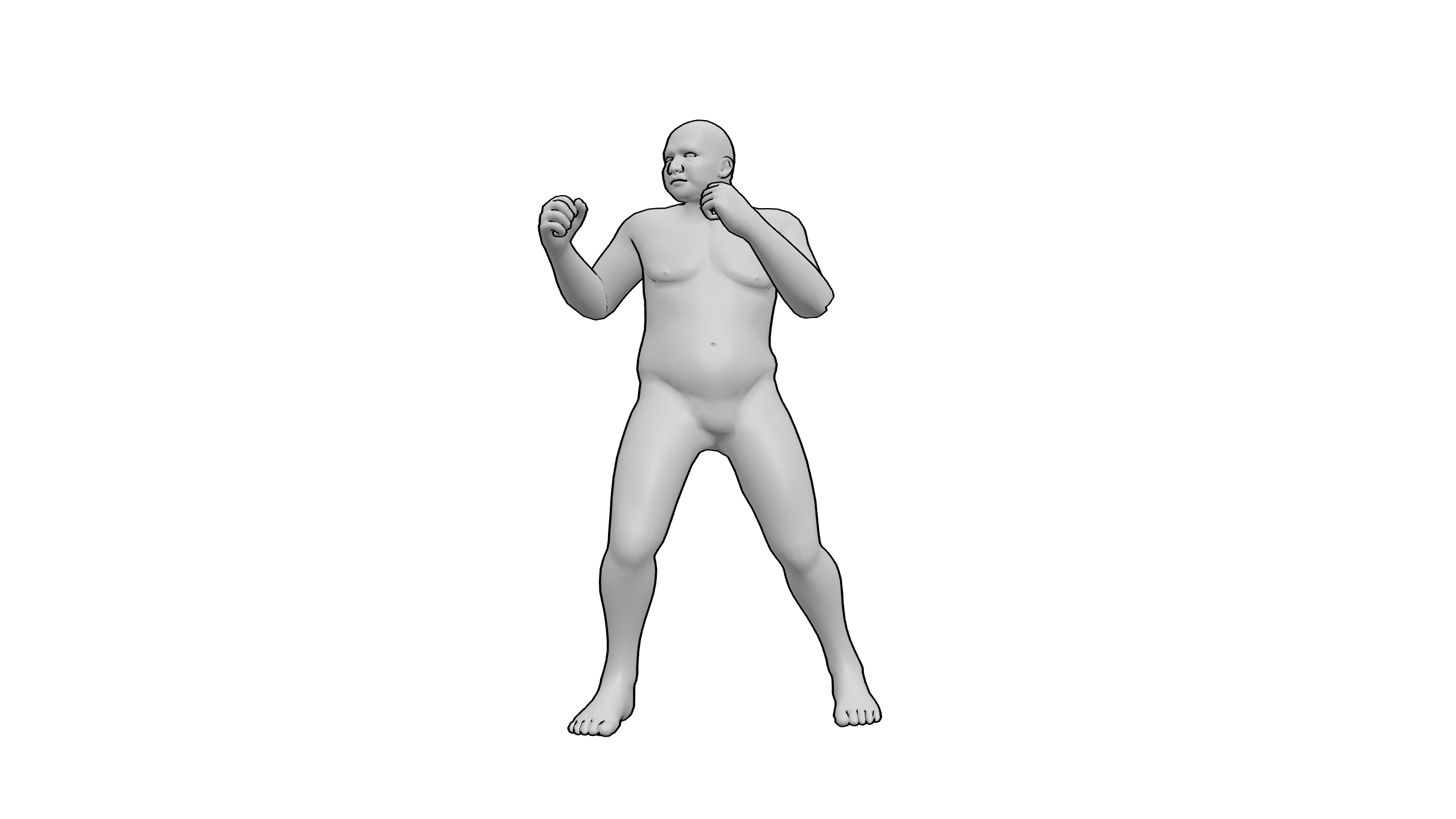 拳击防御 stance